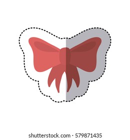 bow icon stock image, vector illustration design