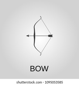 Bow icon. Bow symbol. Flat design. Stock - Vector illustration