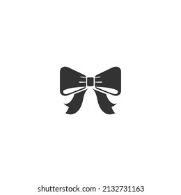 Bow icon symbol vector in modern flat style