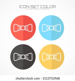 Bow icon in trendy flat style isolated on background. Bow icon page symbol for your web site design Bow icon logo, app, UI. Bow icon Vector illustration, EPS10.