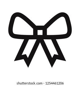 Bow icon vector