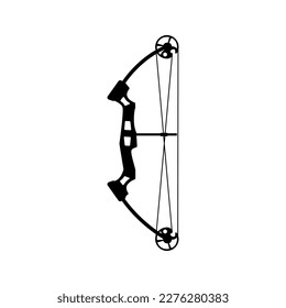 Bow icon vector. archer illustration sign. archery symbol. bowman logo.