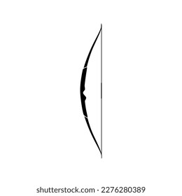 Bow icon vector. archer illustration sign. archery symbol. bowman logo.