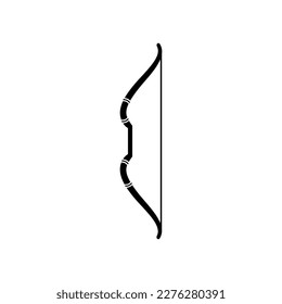 Bow icon vector. archer illustration sign. archery symbol. bowman logo.
