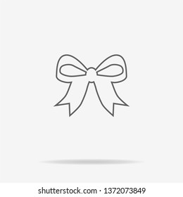 Bow icon. Vector concept illustration for design.