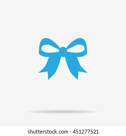 Bow icon. Vector concept illustration for design.