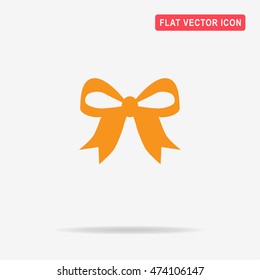 Bow icon. Vector concept illustration for design.