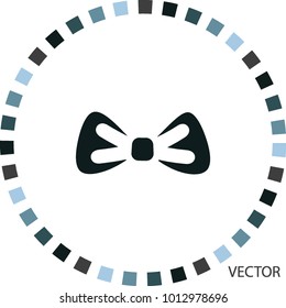 Bow icon, vector design element