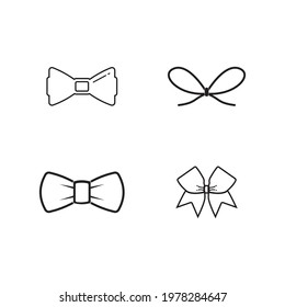 Bow icon ,vector illustration design template eps10