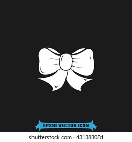 Bow icon vector illustration eps10.