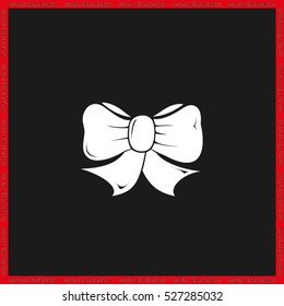 Bow icon vector illustration eps10.