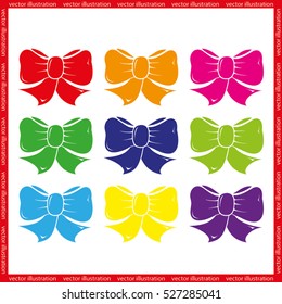 Bow icon vector illustration eps10.