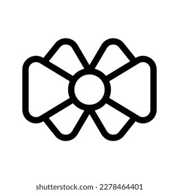 Bow Icon Vector Symbol Design Illustration