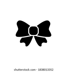 bow icon vector symbol template