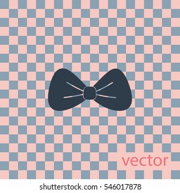 Bow icon, web design element