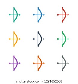 bow icon white background. Editable filled bow icon from entertainment. Trendy bow icon for web and mobile.