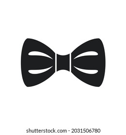 Bow. Isolated vector icon, sign, emblem, pictogram. Flat style for design