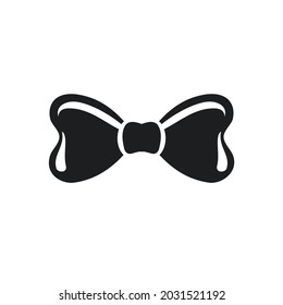 Bow. Isolated vector icon, sign, emblem, pictogram. Flat style for design