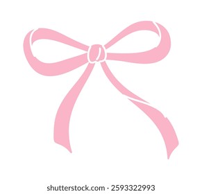 Bow knotted ribbon charming decoration