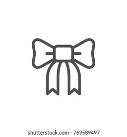 Bow line icon