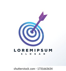 plantilla de logotipo de arco lista para usar