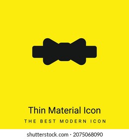 Icono de material amarillo brillante mínimo