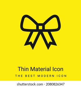 Icono de material amarillo brillante mínimo