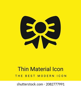 Icono de material amarillo brillante mínimo
