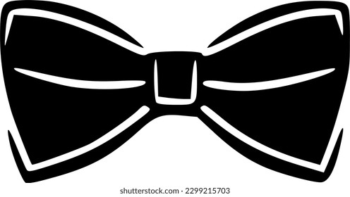 bow necktie icon vector symbol design illustration