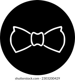 bow necktie icon vector symbol design illustration