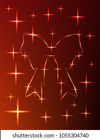 Bow neon banner