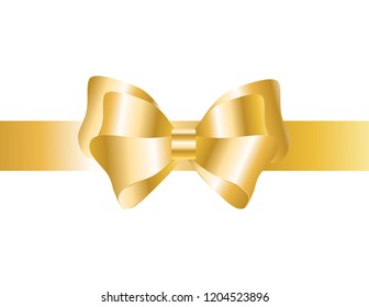 Bow on white background