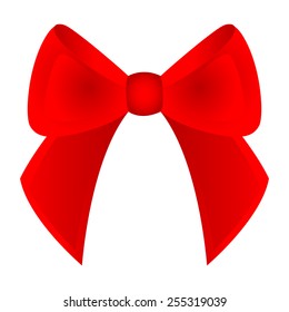 bow on a white background 