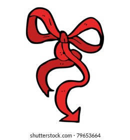 bow with pointing arrow design element