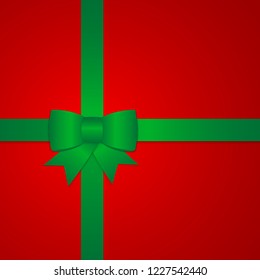 Bow with ribbon