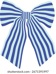 Vector de rayas azules con cinta