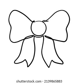 Doble la cinta en un estilo continuo de una línea. Plantilla personalizada en estilo de línea única para tarjetas de felicitación. Diseño de línea de contorno para la impresión de moda de camisetas.