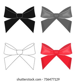 Bow, ribbon, decoration, and other web icon in cartoon style. Textile, decor, gift, icons in set collection.