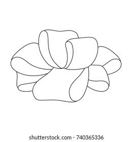 Bow, ribbon, decoration, and other web icon in outline style. Textile, decor, gift, icons in set collection.