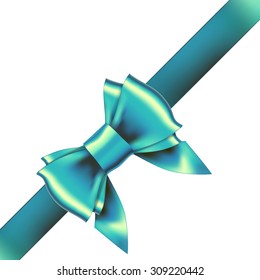 bow ribbon gift vector