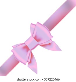 bow ribbon gift vector