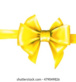 bow ribbon gift vector