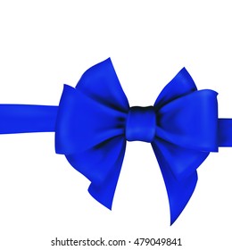 bow ribbon gift vector