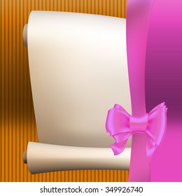bow ribbon gift vector pattern background texture for design