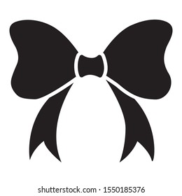 bow ribbon icon , Monochrome style icon design from project merry christmas icon collection . Ready to use in web design , apps, software and print. - Vector. Eps 10
