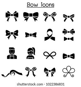 Bow & Ribbon icon set