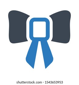 Bow, ribbon  icon vector illustration