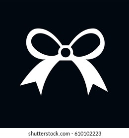 Bow ribbon icon vector illustration