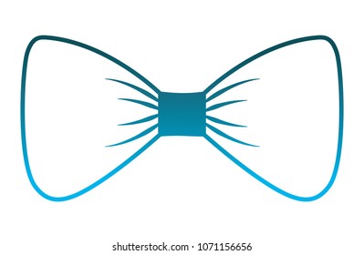 bow ribbon isolated icon