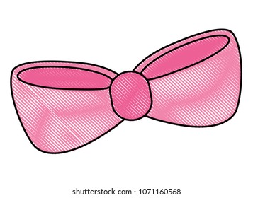 bow ribbon isolated icon